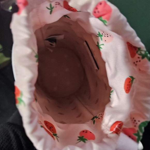 Kate Spade Straw Crossbody Bag with Strawberry Embroidery - Picture 4 of 4